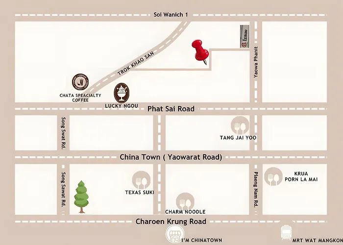 Apartment The Character Yaowarat-ตรอกข้าวสาร Bangkok